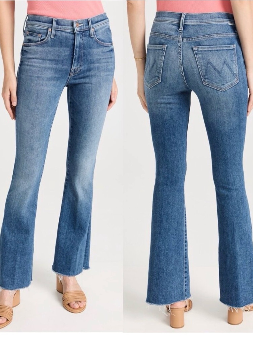 MOTHER Weekender Fray - Layover Wash - Size 28